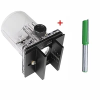 65mm router base trimming milling machine 2 in 1 slotted bracket invisible panel punch locator power tool accessories dropshippi