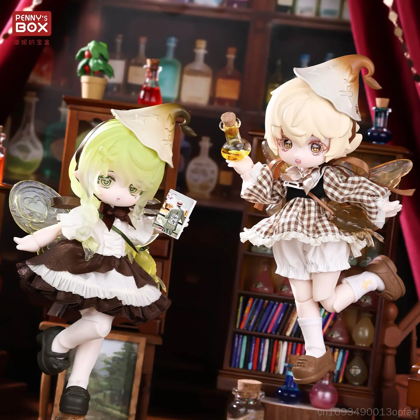 Фото Коллекционная шарнирная кукла BJD серии Wumi Potion Workshop в масштабе 1/8 от Pennys Box для взрослых коллекционеров №1