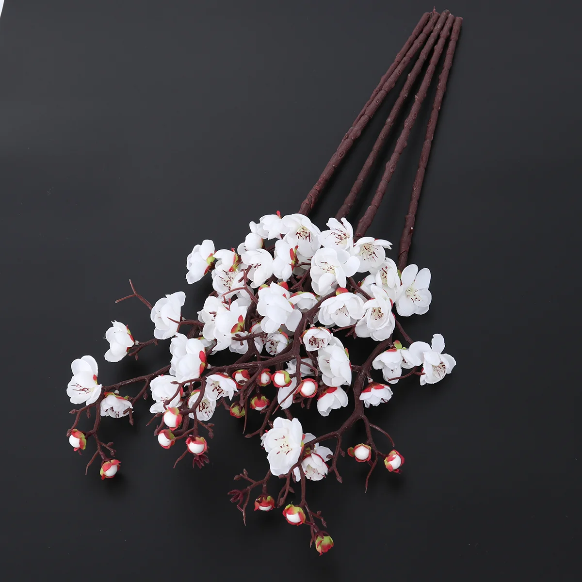 

Artificial Plum Flower Flowers Fake Stems Branches Wedding Faux Picks Silk Pick Centerpieces Peach Branch Party Bouquet