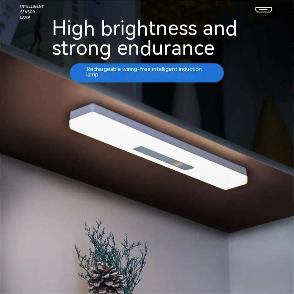 

Intelligent Sensor Light Wireless LED Night Light USB Rechargeable Night Lamp Cabinet Wardrobe Lamp Under Backlight For Kitchen