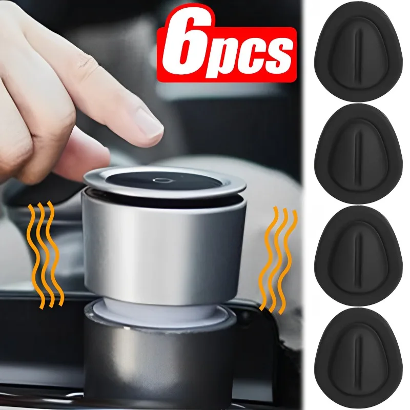 

Car Water Cup Imiter Silicone Anti-slip Mat Auto Water Cup Slot Self-adhesive Limit Pad Car Drinks Bottle Non-slip Limiter