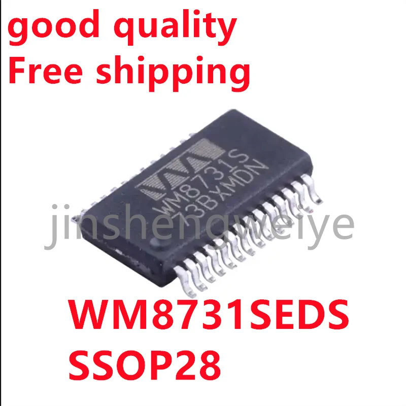 

1~50PCS Free Shipping WM8731SEDS/RV WM8731SEDS WM8731S SSOP28 Codec Chip Brand New In Stock