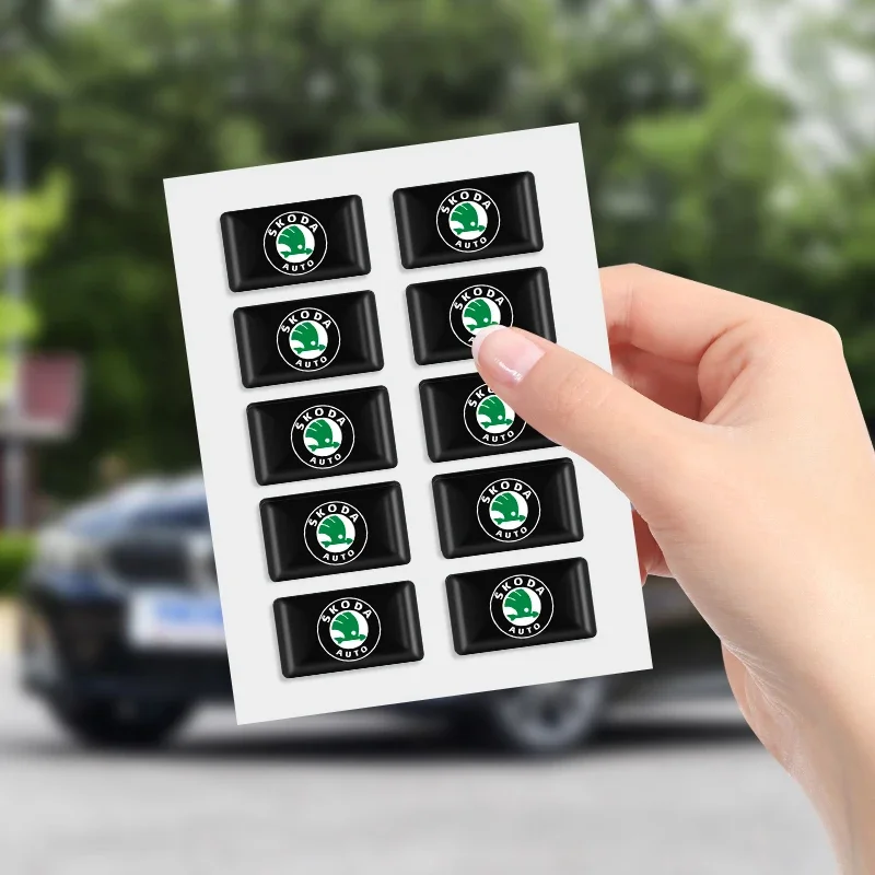 Декоративная наклейка на руль автомобиля аксессуары для Skoda Octavia Fabia Rapid Superb Kodiaq