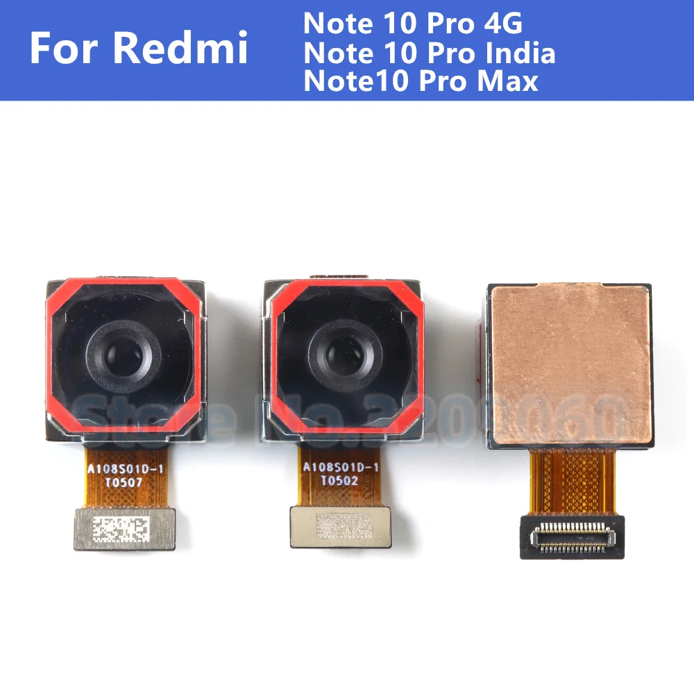 

100% оригинальная камера заднего вида для Xiaomi Redmi Note 10 Pro 4G Note10 Pro Max Note 10 Pro India