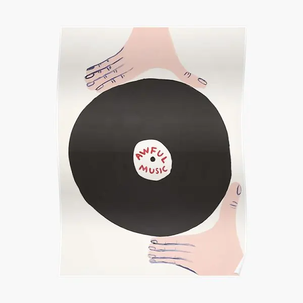 

Музыкальный постер David Shrigley, Забавный принт, картина, украшение, современное искусство, настенная комната, винтажный Настенный декор, картина без рамки