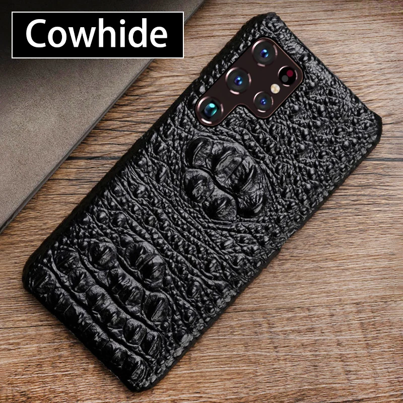 

For Samsung S22 Leather Phone Case New Crocodile Skull Model Also For S22ultra S22Pro S21Pro S21ultra S20 W22 W21 W20 Series