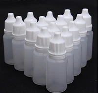 10ml empty plastic dropper bottles container vials suit for solvents light oils paint essence eye drops saline