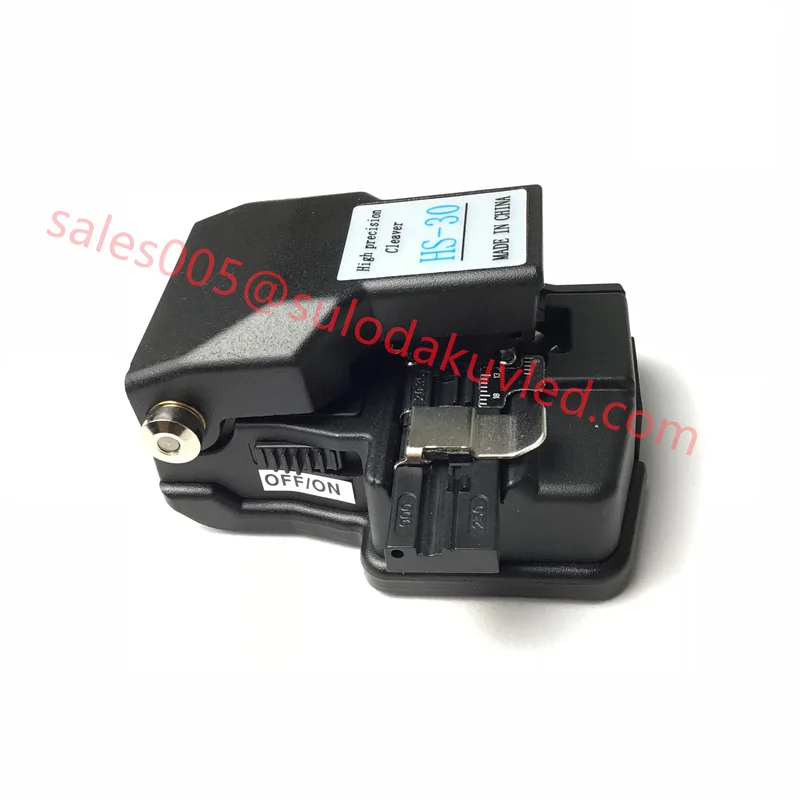 High Precision HS-30 Fiber Cleaver 3 in 1 Cable Cutter Bare Fiber Pigtail Fiber Optic Cable Fiber Knive 48000 Times