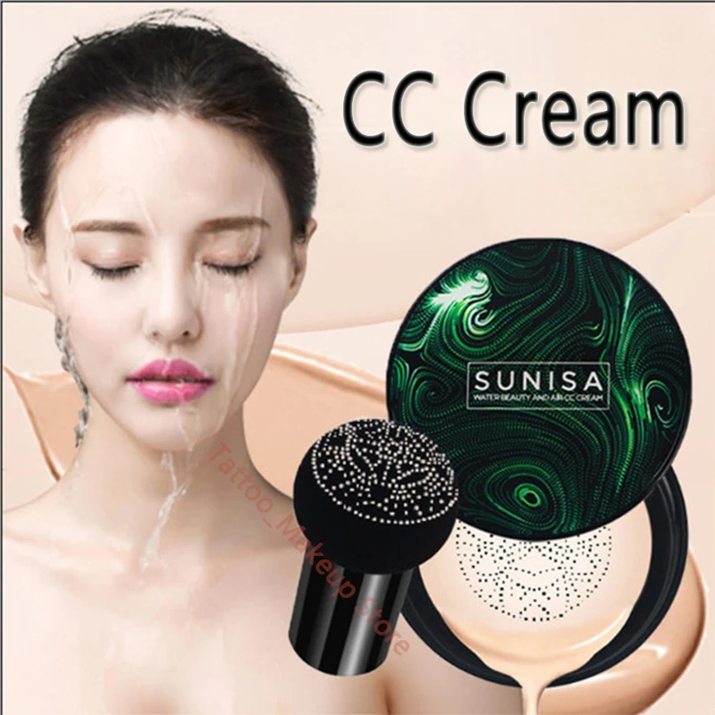 

Mushroom Head Air Cushion CC Cream Foundation Makeup Skin Whitening Moisturizing Face Base Concealer Sunisa BB Cream Cosmetics