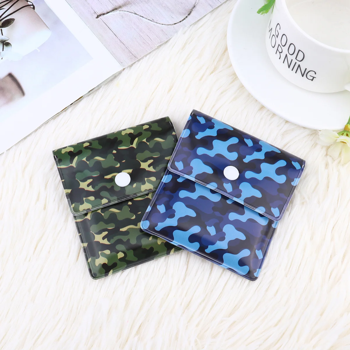 

Ash Bags Compact Soft Camouflage Portable Ashtray Pouch Storage Bag Ash Container for Party Outdoor