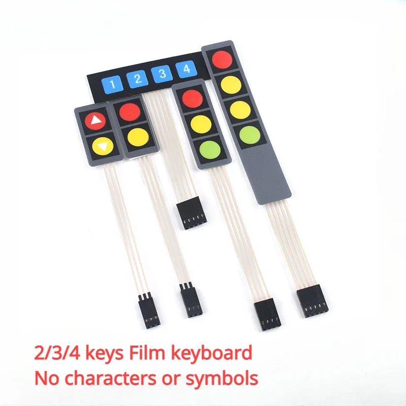 2/3/4 клавишный мембранный переключатель MCU расширительная клавиатура с символом