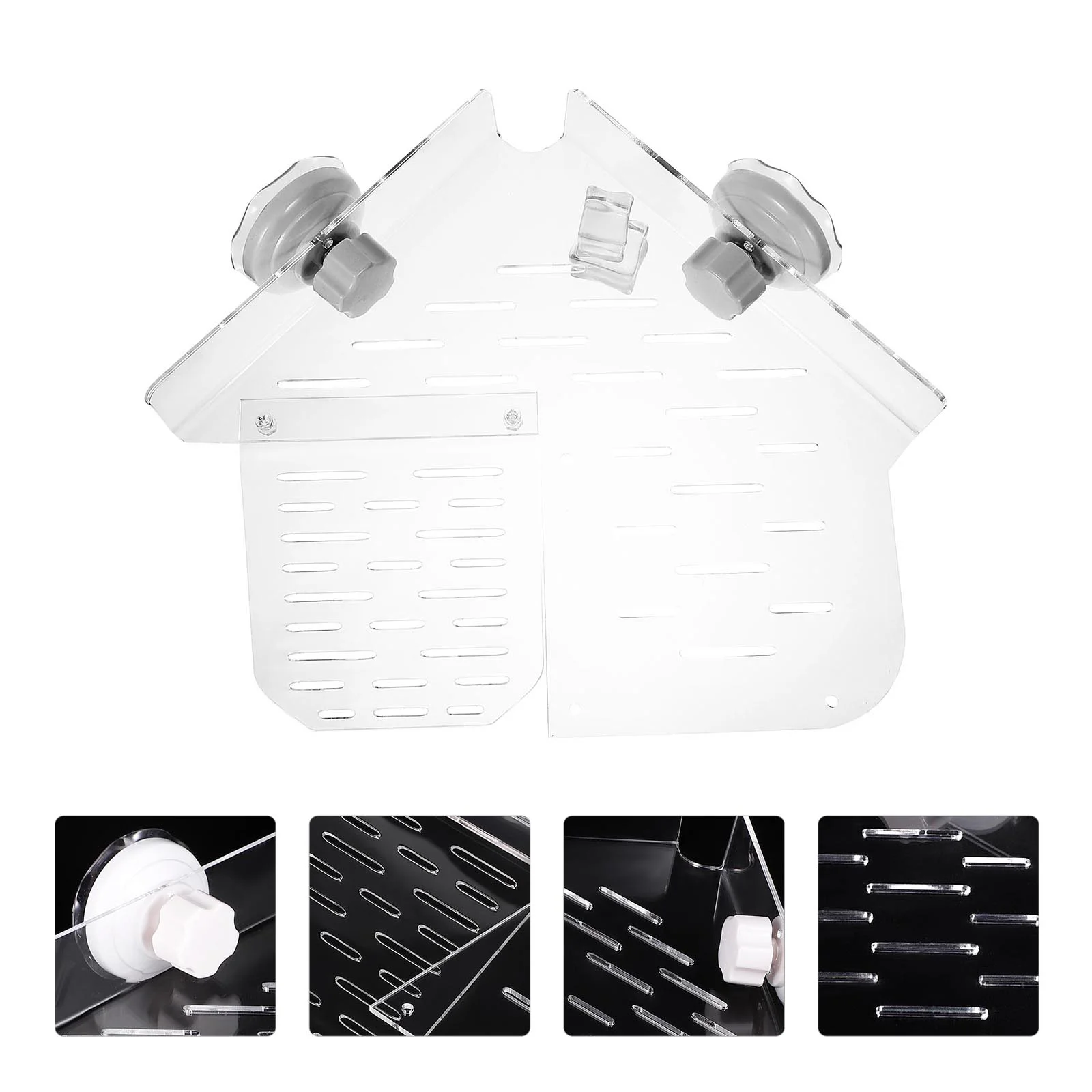 

Turtle Basking Platform Breeding Resting Tortoise Terrace Platform with Suction