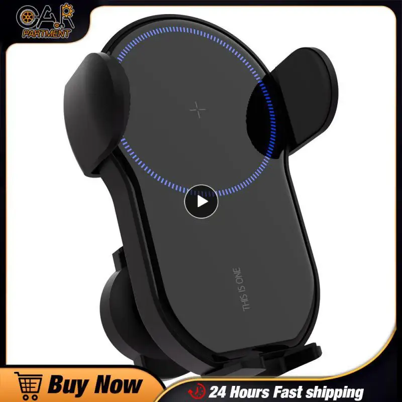 

15W Automatic Wireless Clamping Fast Car Charger Mount Holder For Mobile Phones Wireless Fast charge Car Charge