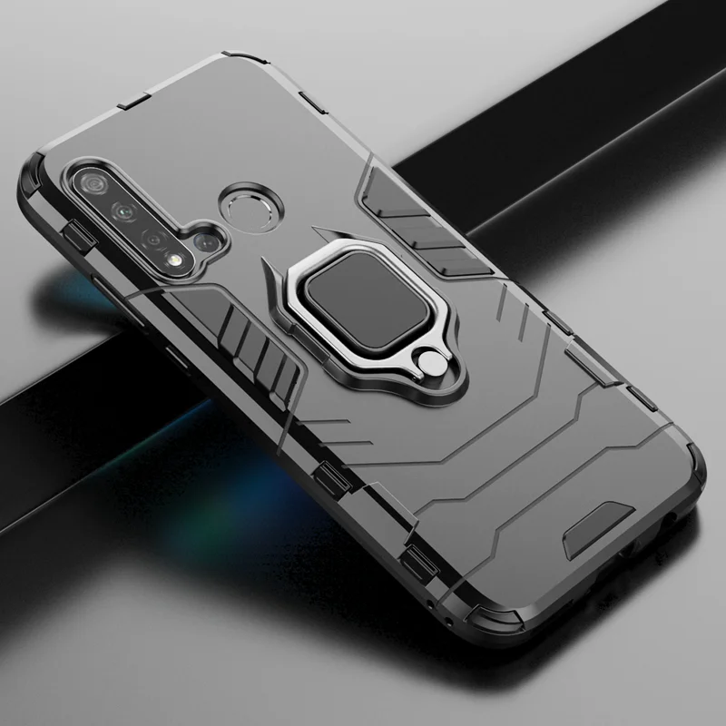 Nova 5i бронированный чехол с кольцом-подставкой для Huawei Nova5i 5 i Автомобильный