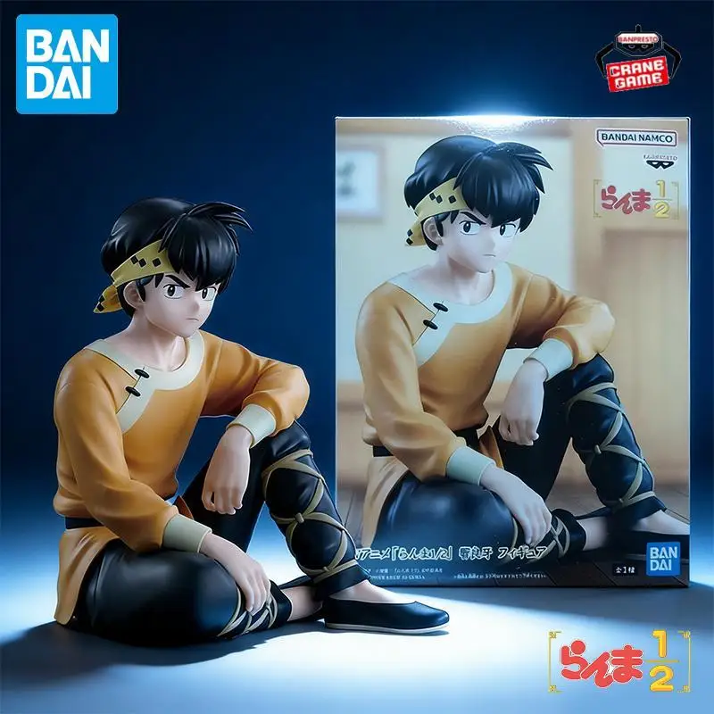Фото В наличии оригинальный BANDAI BANPRESTO Saotome Ranma Hibiki Ryoga ПВХ аниме модель персонажа коллекция украшения для рабочего стола игрушки подарки №2