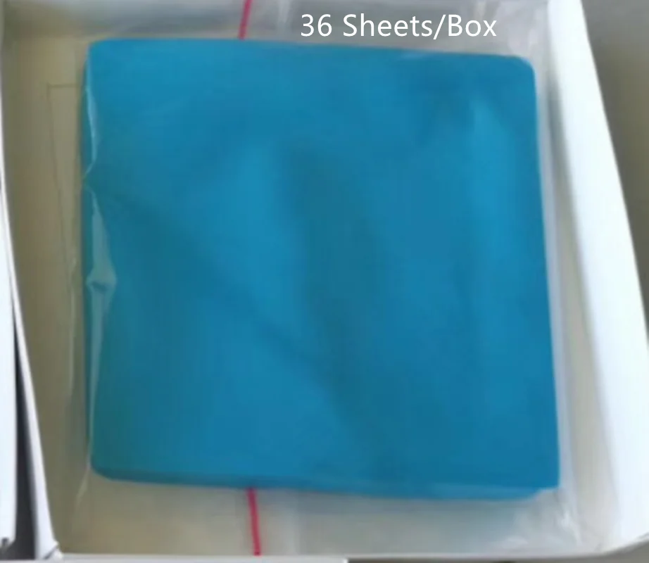 

Blue Dental Latex Natural Rubber Dam Sheets Adult Oral Rubber Clamps Punch Hole