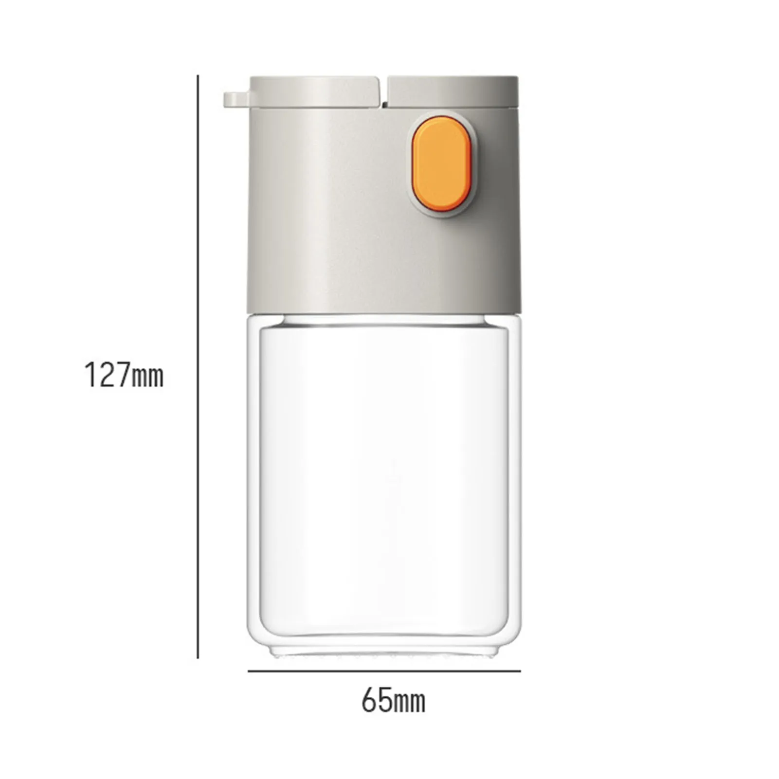 Стеклянный многоразовый шейкер для соли двойного назначения