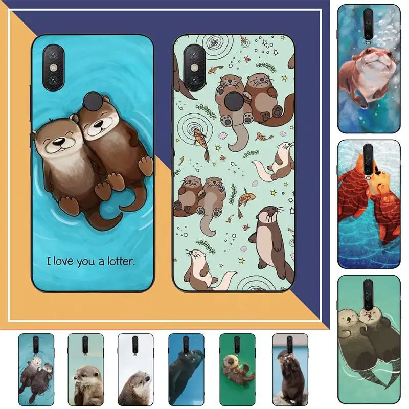 

Cute Otter Lutra lutra Phone Case for Redmi Note 8 7 9 4 6 pro max T X 5A 3 10 lite pro