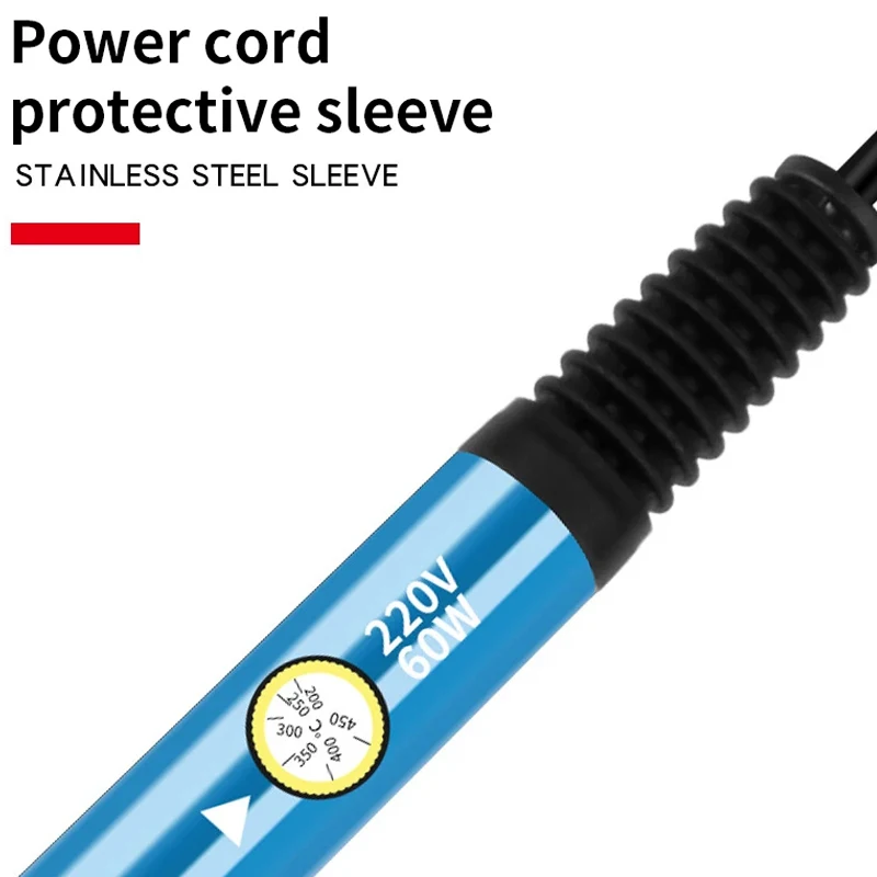 Электрический паяльник 60 Вт 220 В с регулируемой температурой для ремонта