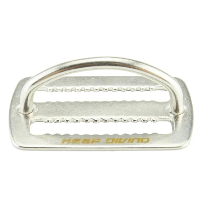 

Men Stainless Steel Diving Weight Belt Slide Keeper D Ring Webbing Harness Belt Retainer Stopper Freediving Accessoires