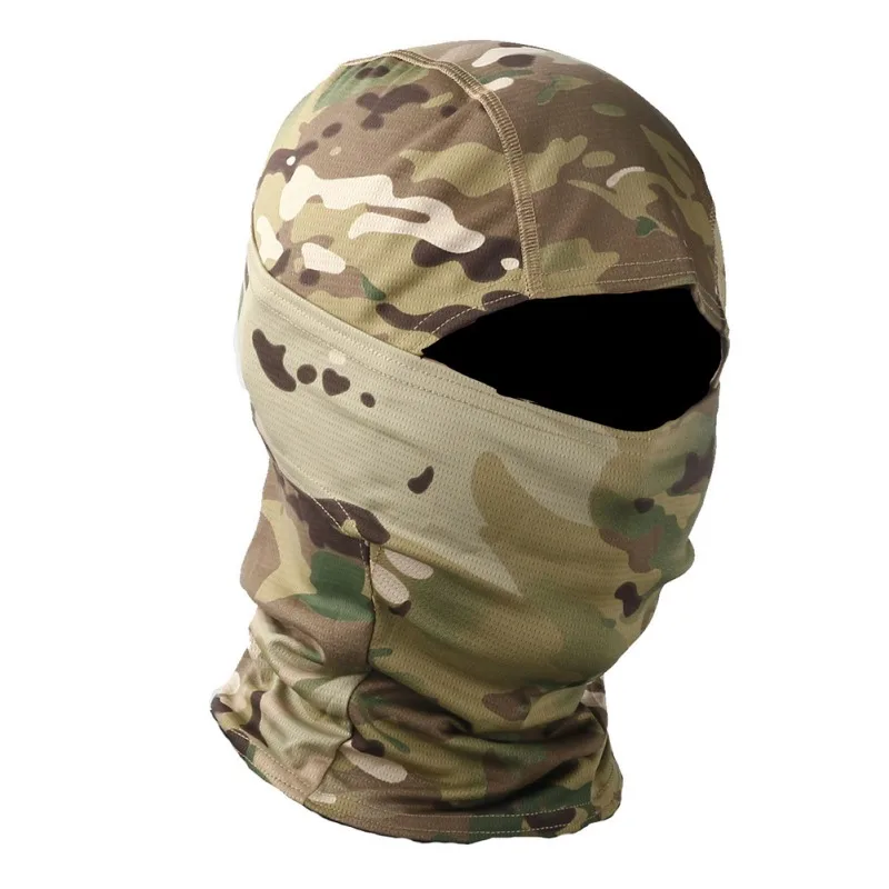 Тактическая камуфляжная Балаклава маска на все лицо Wargame CP шляпа Охота Велосипед