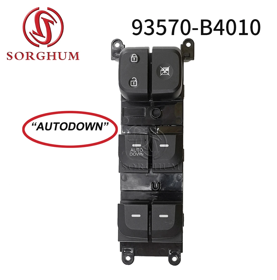 

SORGHUM 93570-B4010 For Hyundai i10 Doctor 10 Places Ear 1.0 sx 2013 2014 2015 2016 2017 Master Window Switch Button 93570B4010