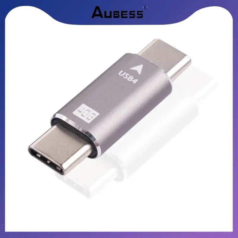 

100w Charging Type-c Male To Male Adapter Universal Audio Adapter 40gbps Type-c Adapter Video For Samsung Notebook Portable