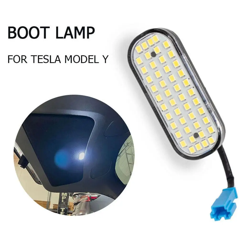 

Подходит для Tesla Model Y 48, светодиодные Оригинальные разъемы высокой мощности, внешний диаметр багажника, аксессуары для украшения интерьера