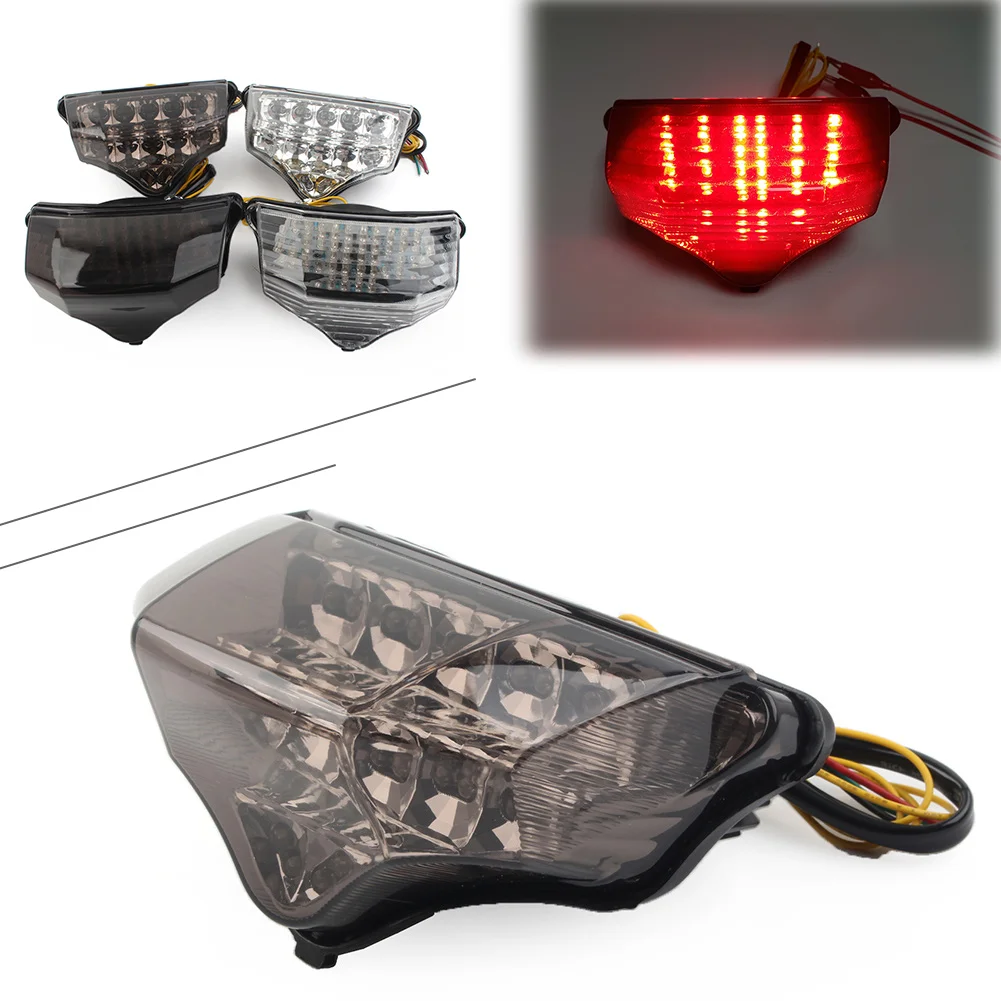 

Motorcycle LED Rear Taillights Brake Turn Signal Assembly For Yamaha FZ600 FZ6 FAZER 2004 2005 2006 2007 2008 2009