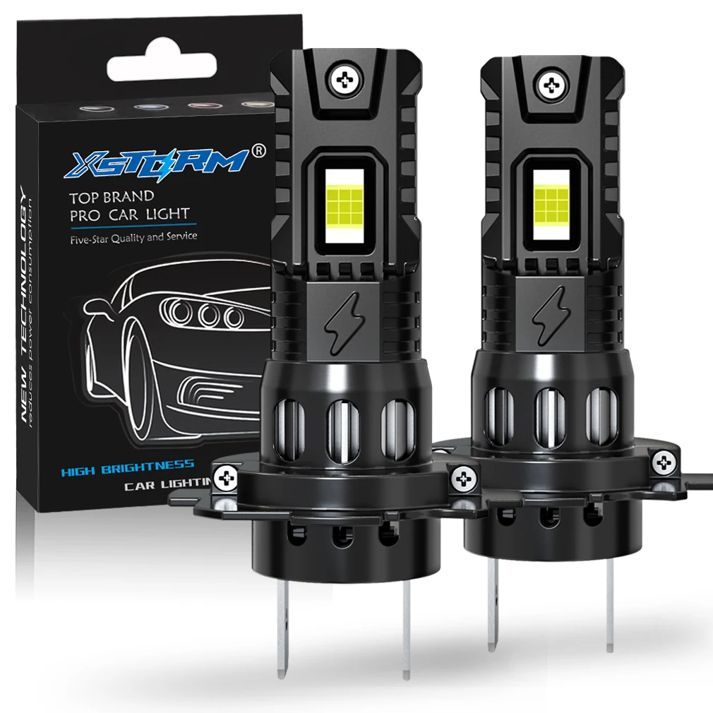 

XSTORM H7 LED h7 светодиодная лампа Canbus для фар Беспроводная 120 Вт CSP для автомобильных фар Автодиодные лампы H7 Turbo Led 12 В 6500 К