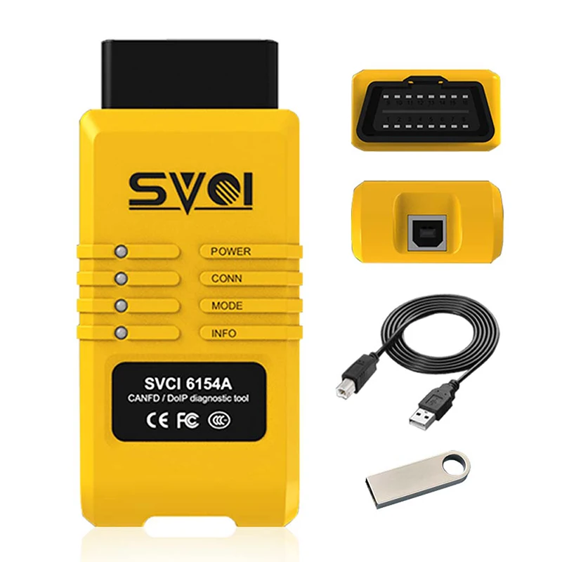 2022 SVCI 6154A OBD2 сканер кодов поддерживает ODIS оригинальные драйверы для всех моделей