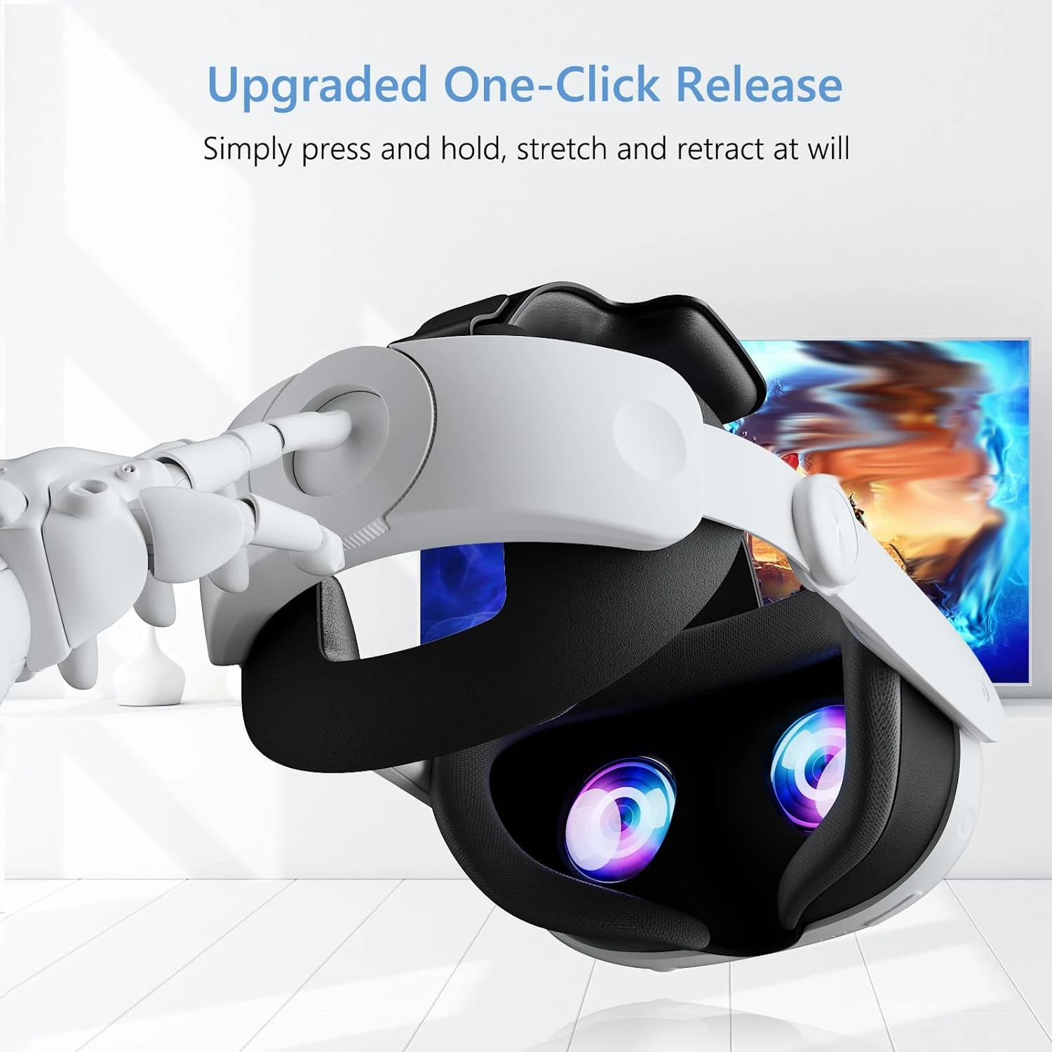 Рисунок 2 - Регулируемый ремешок для головы для Meta Quest 3