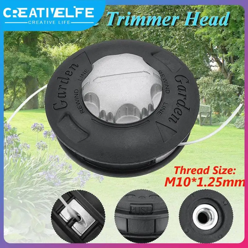 

Thread Line String Saw Mower Automatic Feed Line Trimmer Head Bump Spool Universal 2 Lines Cutter Head Garden Accessories