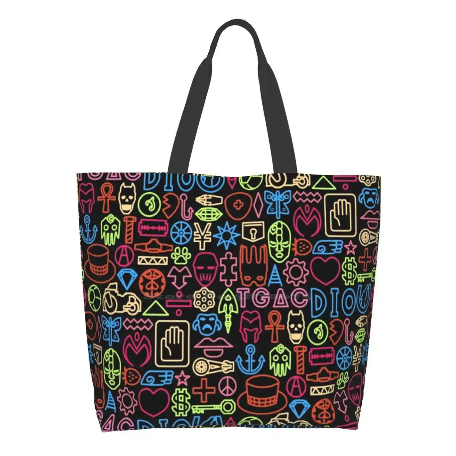 

Дизайнерские сумки Jojo Things, шоппинг-тоут, невероятные приключения Джоджо, Джоджо кудзё, Джозеф, Джоджо Дио, Алмазный Небьющийся Джоджо