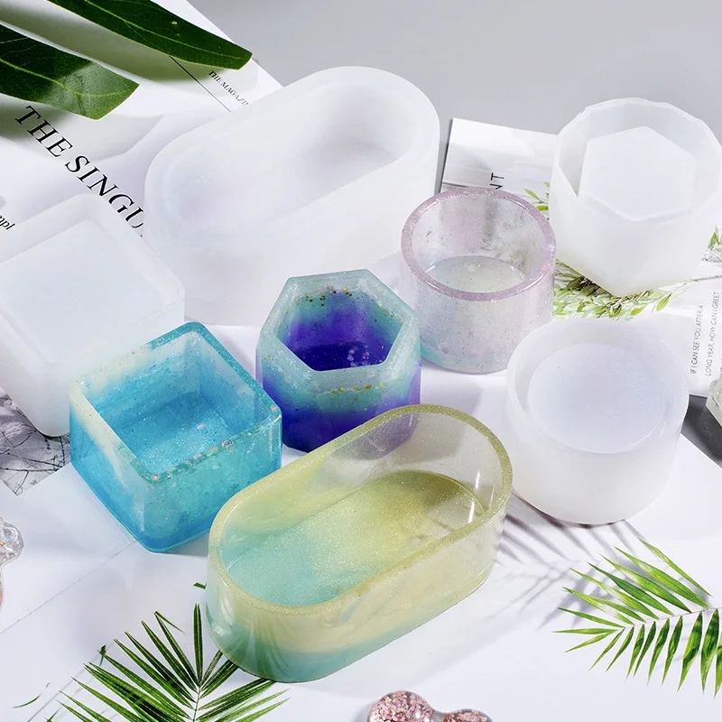 Силиконовая эпоксидная форма сделай сам для цветочных горшков контейнер