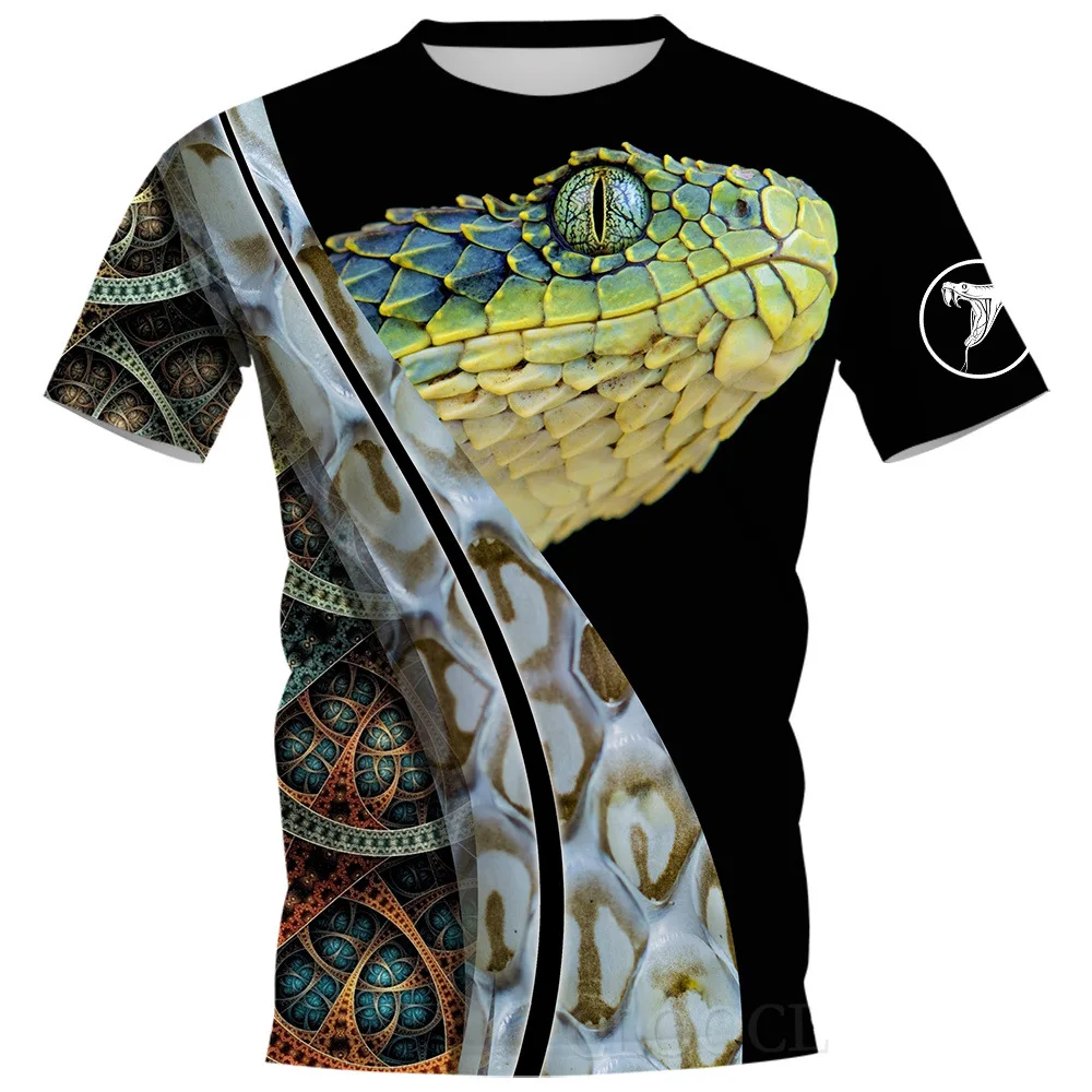 

New 3D Print Causal Clothing The Snake Fashion Men Women T-shirt Plus Size S-7XL Four Seasons Casual Oversized