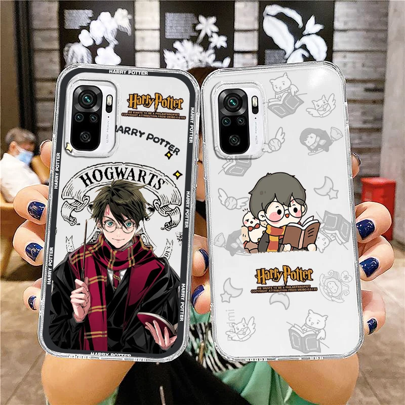 

Harries Wand Potters Fashion Phone Case For Xiaomi Redmi Note 12 11E 11S 11 11T 10 10S 9 9T 9S 8 Pro Plus 5G Transparent Cover