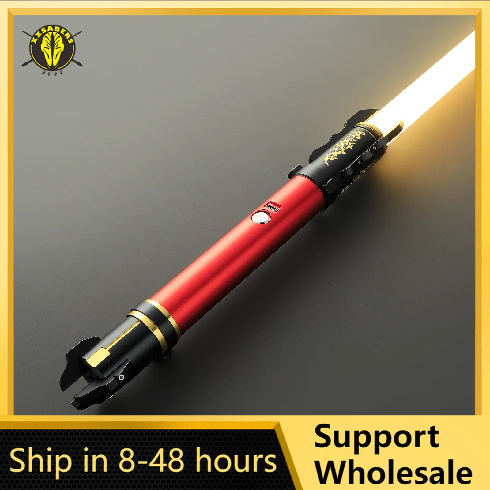 Световой меч Neopixel лазерный джедая металлическая ручка тяжелый дуэлированный