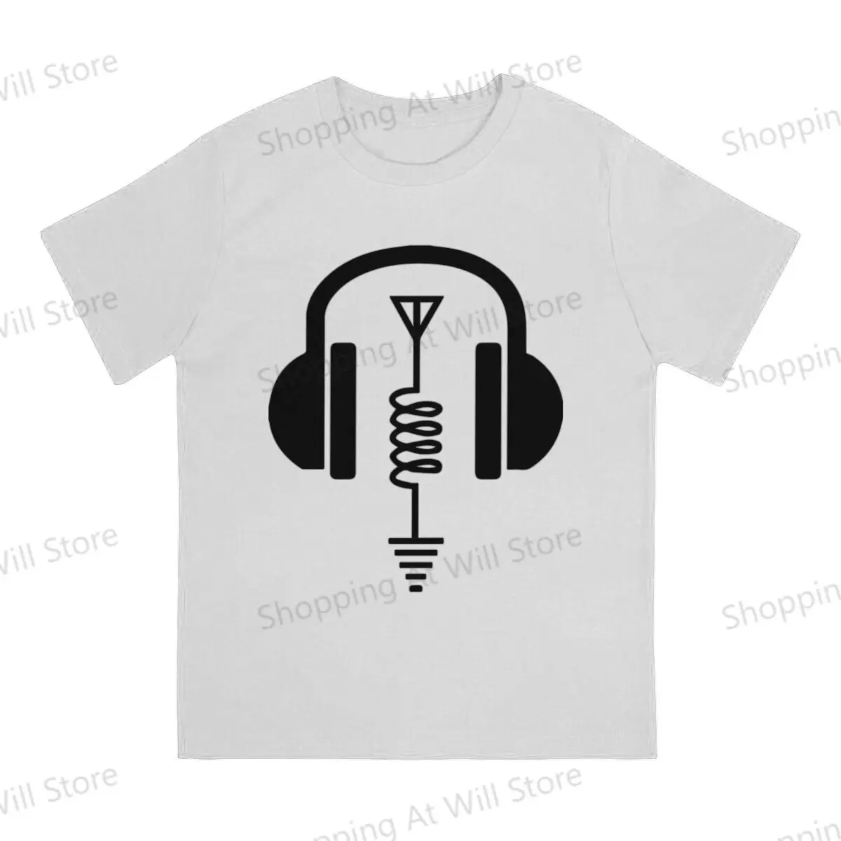 Летние мужские и женские повседневные футболки Любительская радиолюбительская