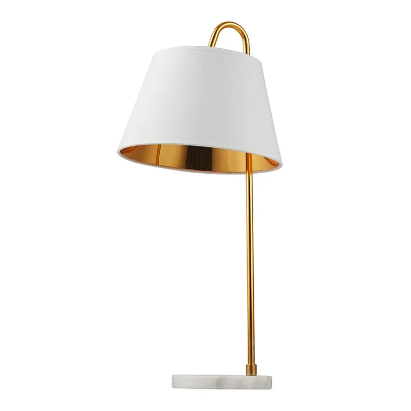 Креативная настольная лампа современный тканевый абажур настольные лампы