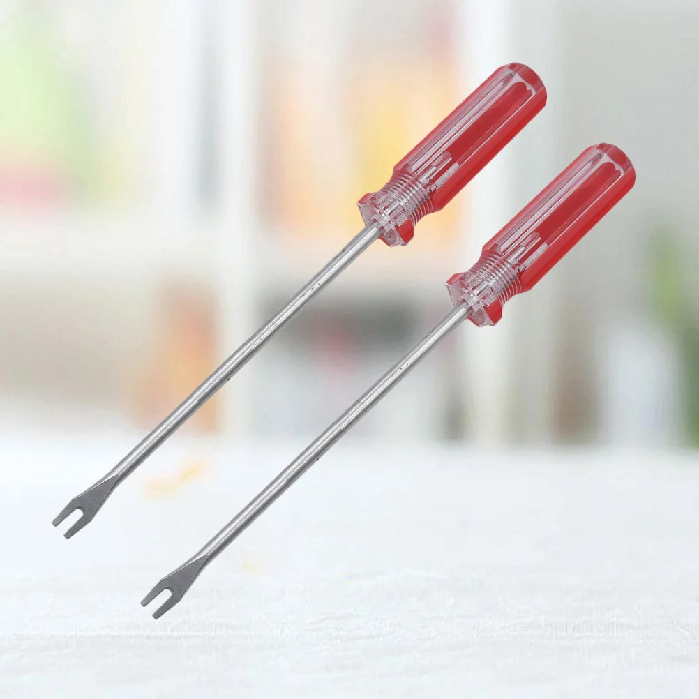 

2Pcs Utility Effective Ergonomic Fastener Remover Door Panel Remover Repair for Reduces Damage To Panels