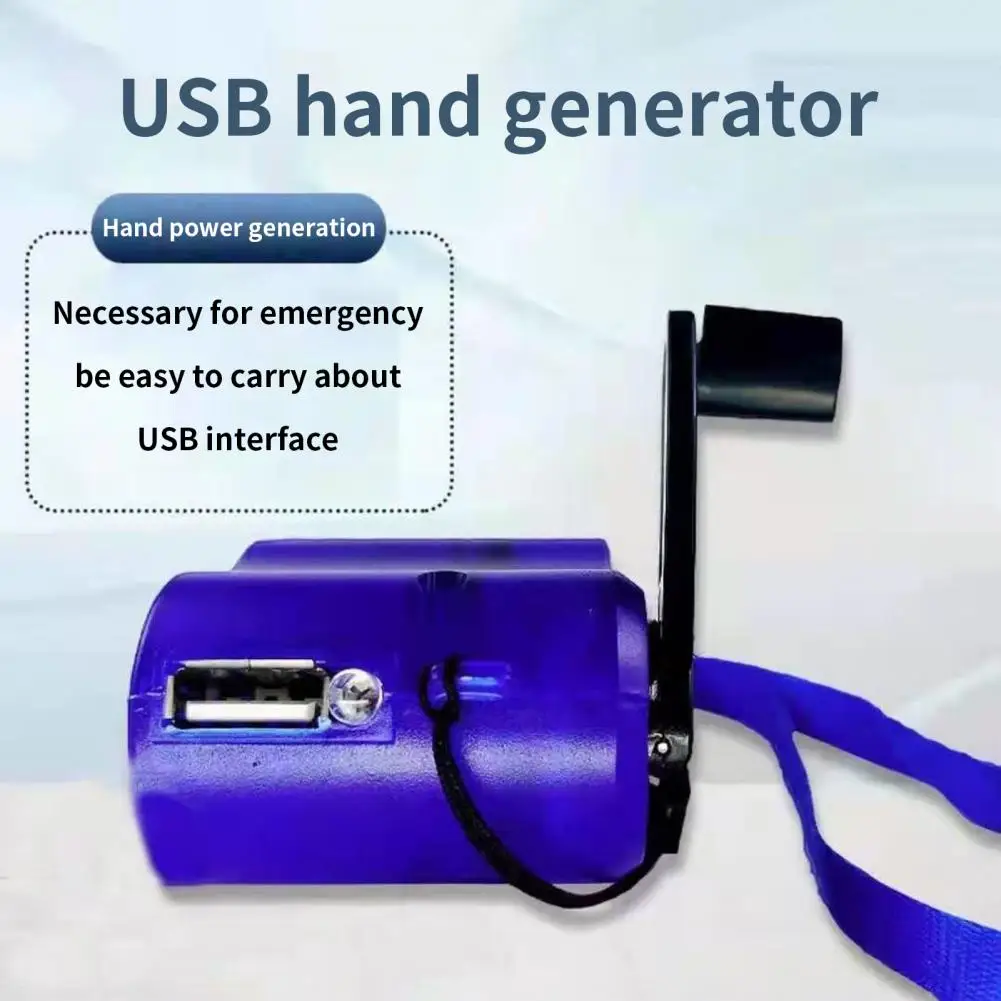 hand crank charger portable safe charging usb port mobile phone tablet manual emergency dynamo for outdoor free global shipping