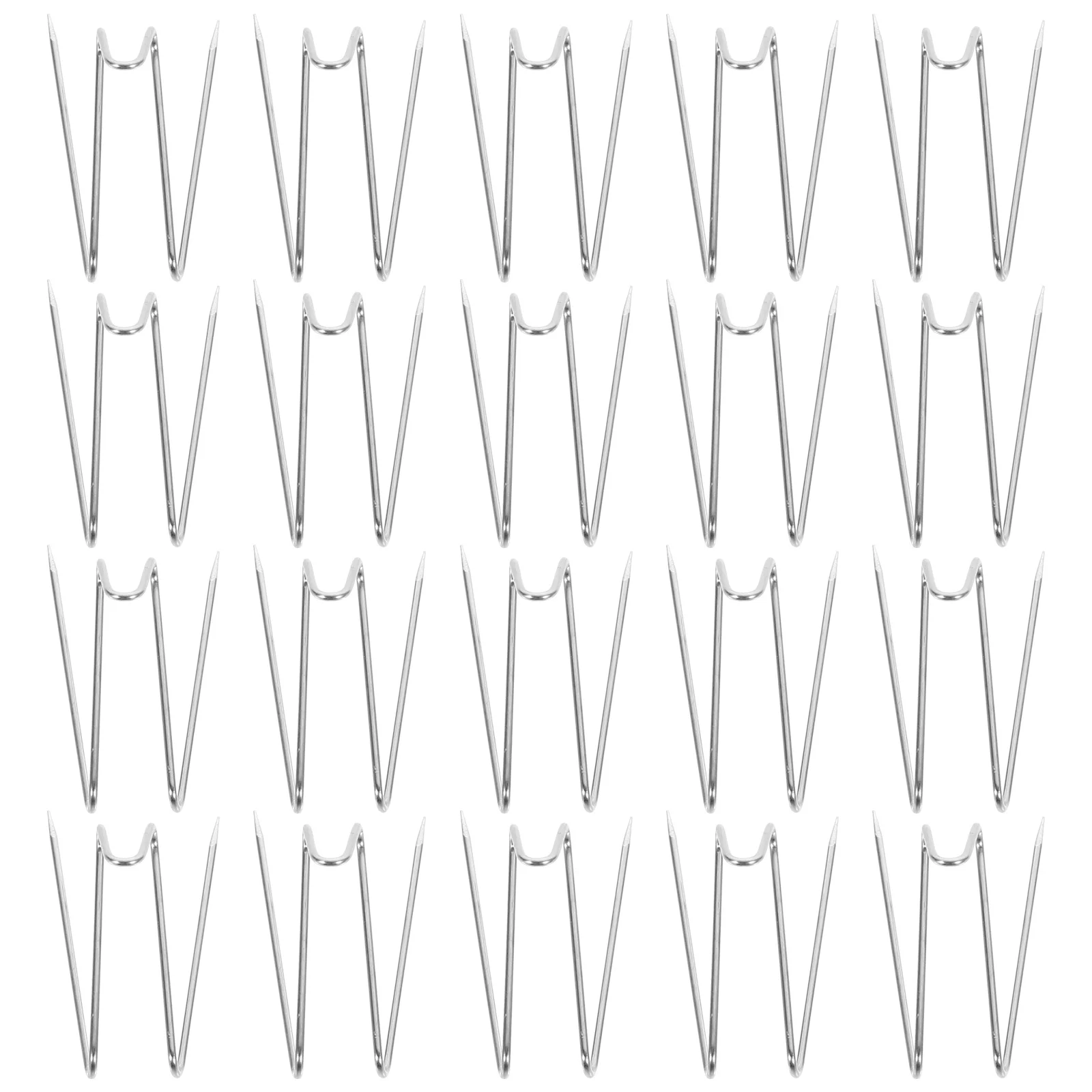 

20 Pcs Stainless Steel S Hooks Wall Wire Hooks Fabric Panel Wall Clips Over Door Hanger Frame Picture Photo Frame Hooks
