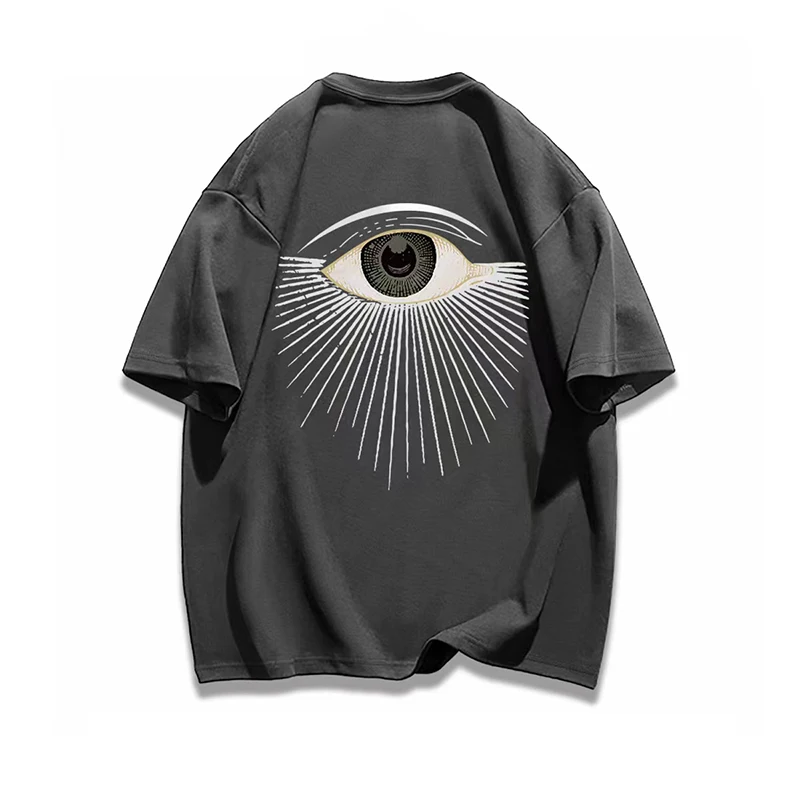 

Scary Eyes Men's T Shir Short Sleeve Tops 100%cotton Casual O-neck Tees Summer Woman Clothes Streetwear Oversizedt Free Shipping