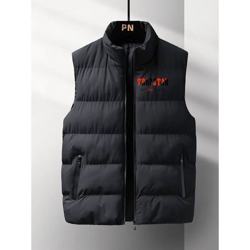 2022 Autumn Winter Men's Down Vest Brand Simple And Thickened Men's Down Jacket Fashionable Casual Warm Men's Coat