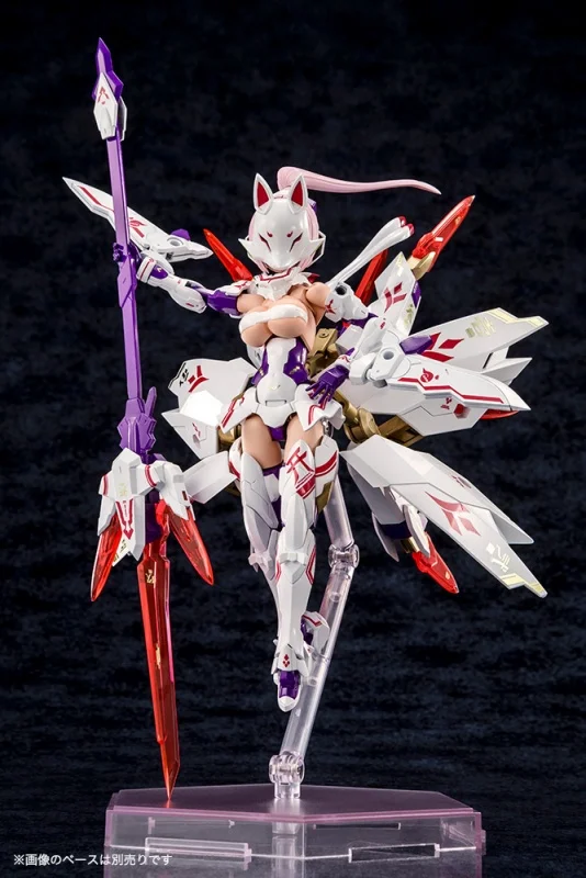 Фото Оригинальные фигурки в наличии KOTOBUKIYA, 1/1, MEGAMI DEVICE 12, аниме-фигурки асра с девятью хвостами, Сборная модель, подарок на день рождения №4