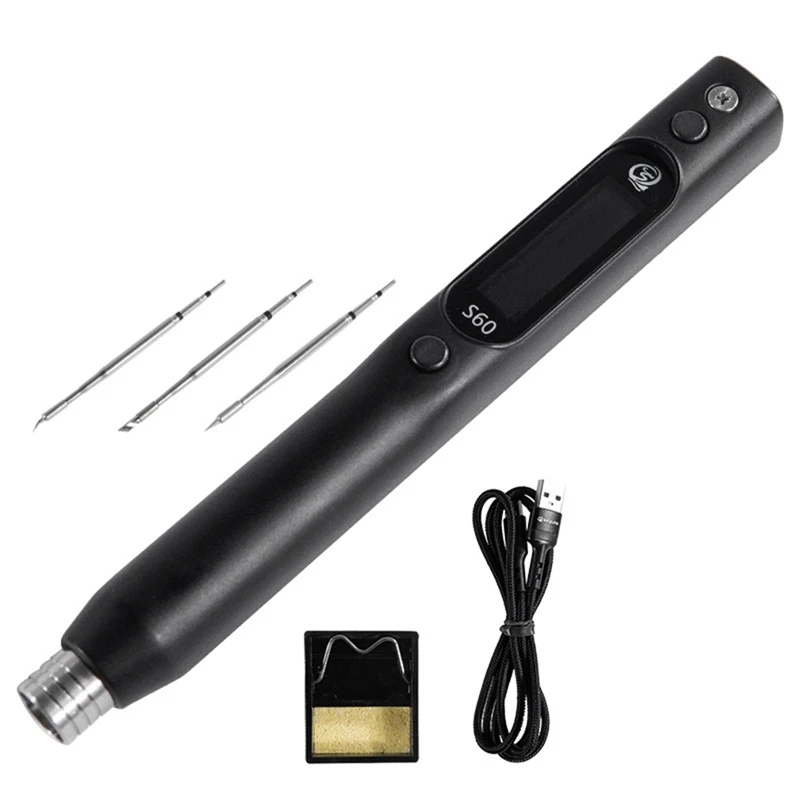 

S60 Nano Soldering Iron For C210 Solder Tips Use For Precision Electronic Equipment Mobile Repair Anti-Static