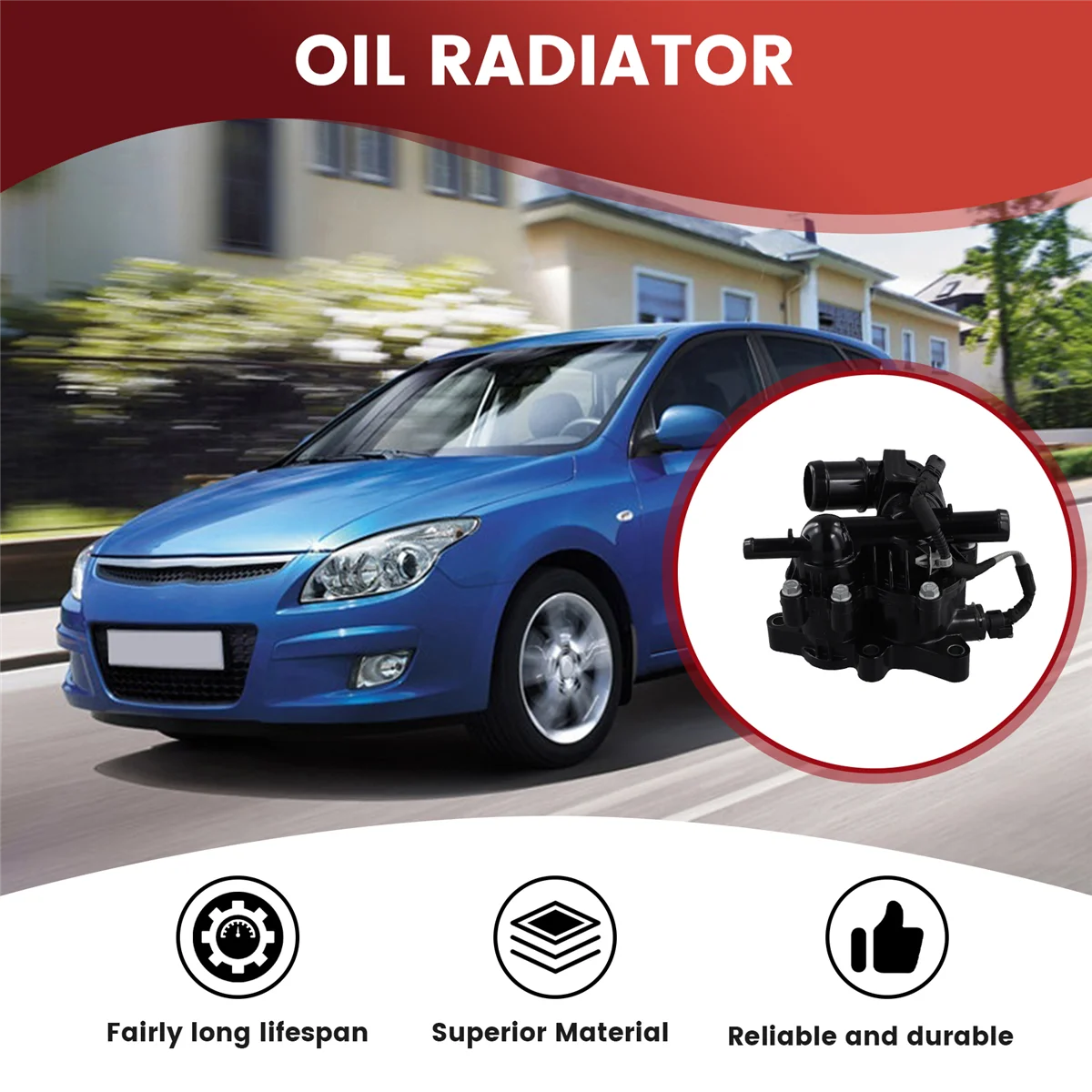 25600-03800 Термостат охлаждающей жидкости двигателя автомобиля для Hyundai Kia 2560003800