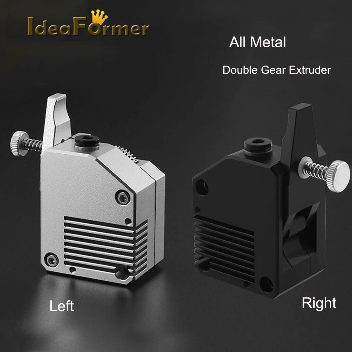 

All Metal Dual Drive Extruder Right/Left Cloned Btech Bowden For Extruder Creality CR10 Mk3 Wanhao D9 Ender 3 Prusa I3 Anet E10