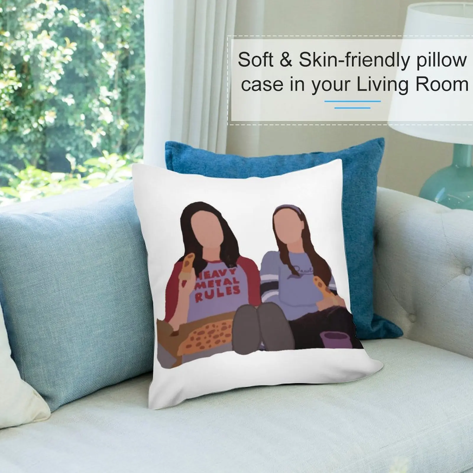 Цифровая декоративная подушка Lorelai и Rory Gilmore декоративные подушки для гостиной